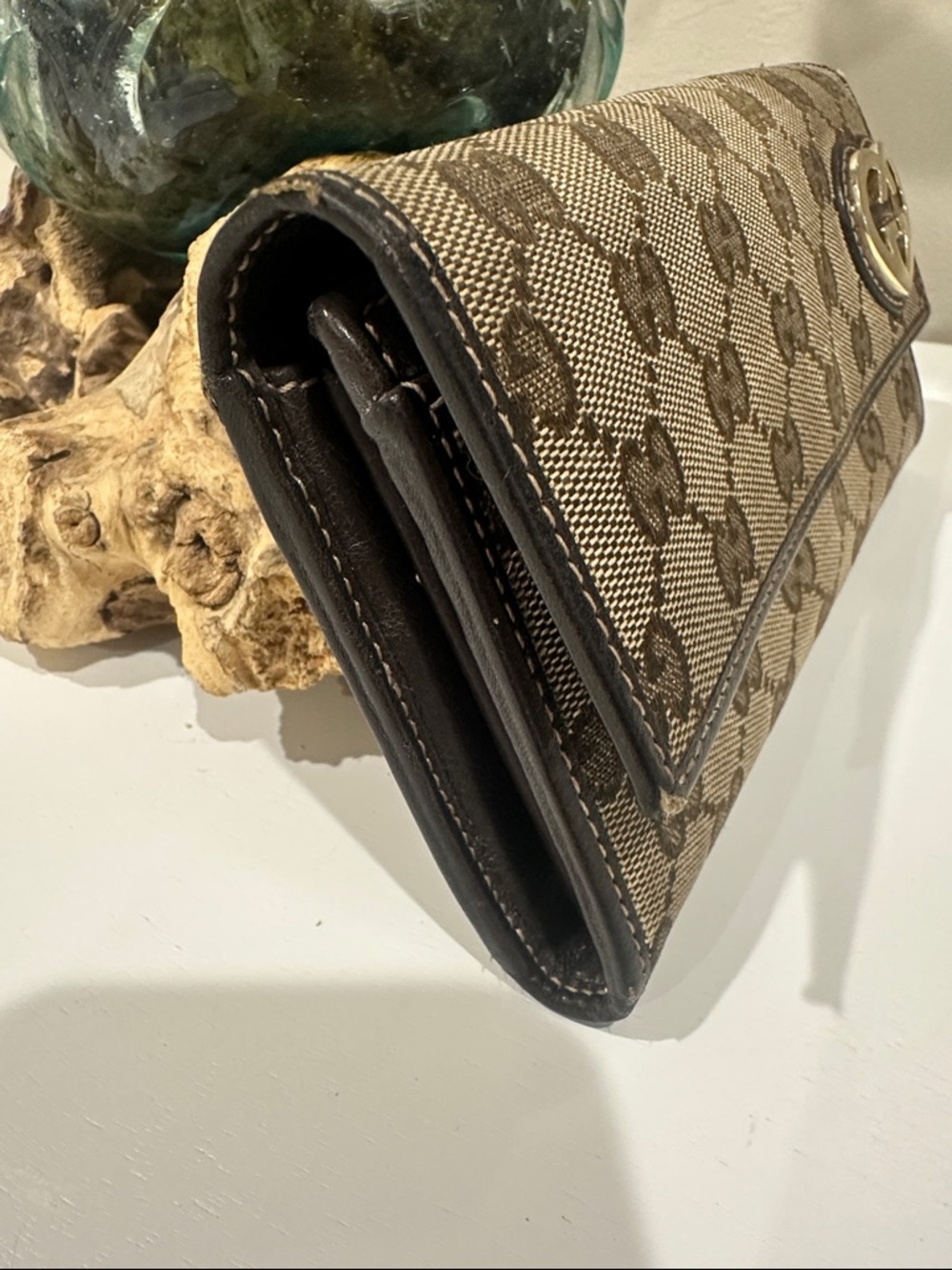 Gucci Guccisima Heart Logo Continental Wallet - Picture 8 of 9